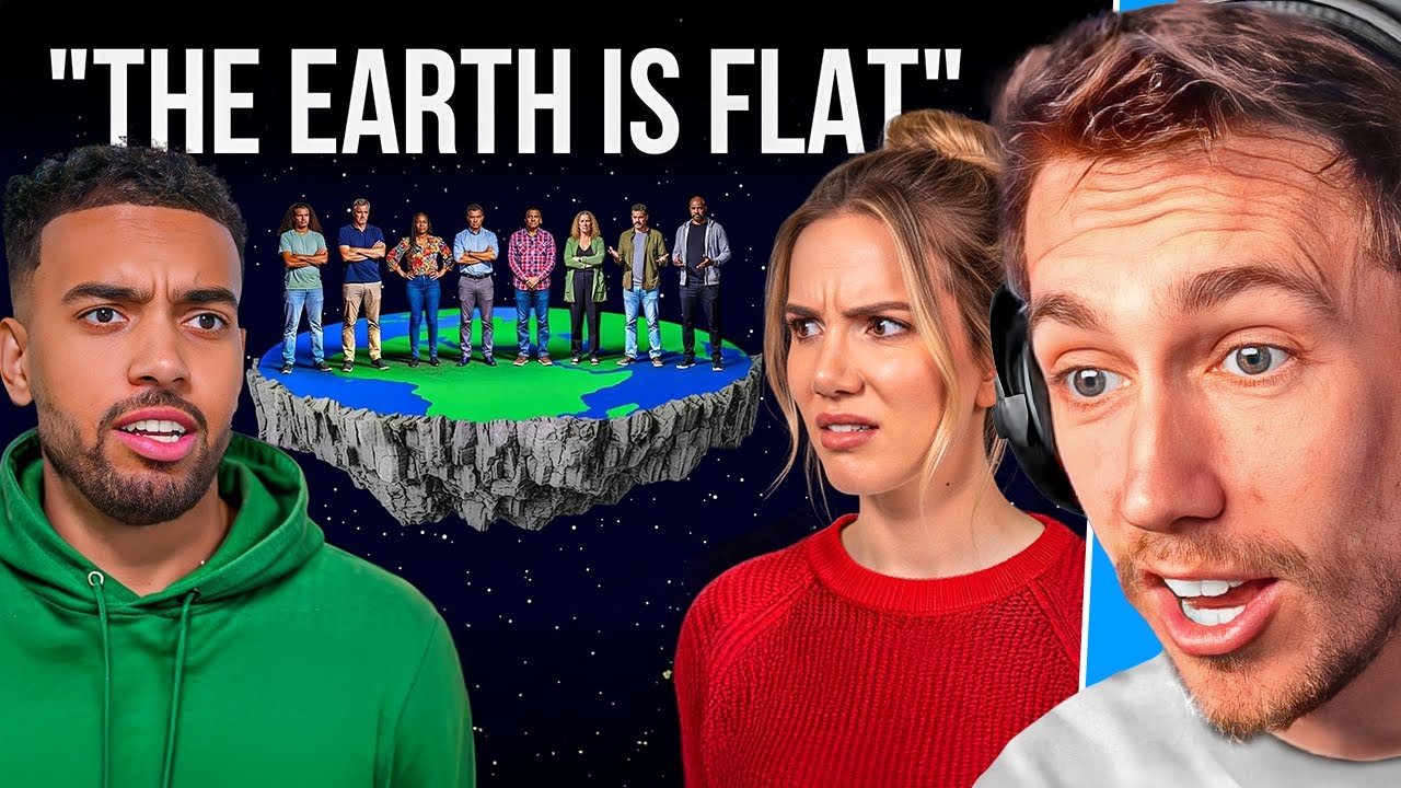 Miniminter Reacts To Flat Earthers Vs 10 Scientists: DEBATE