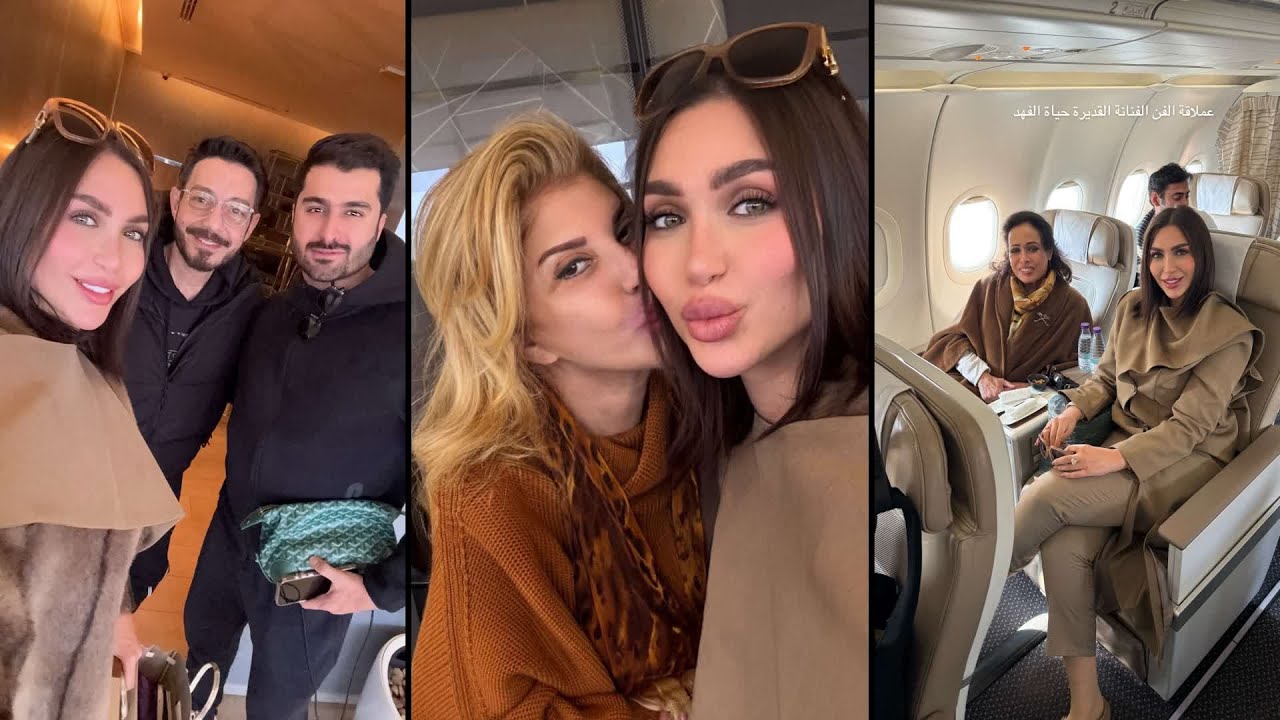 دكتوره خلود تسافر مع مشاهير الوطن العربي لتكريمها بجائزة جوي اورد في الرياض❤️
