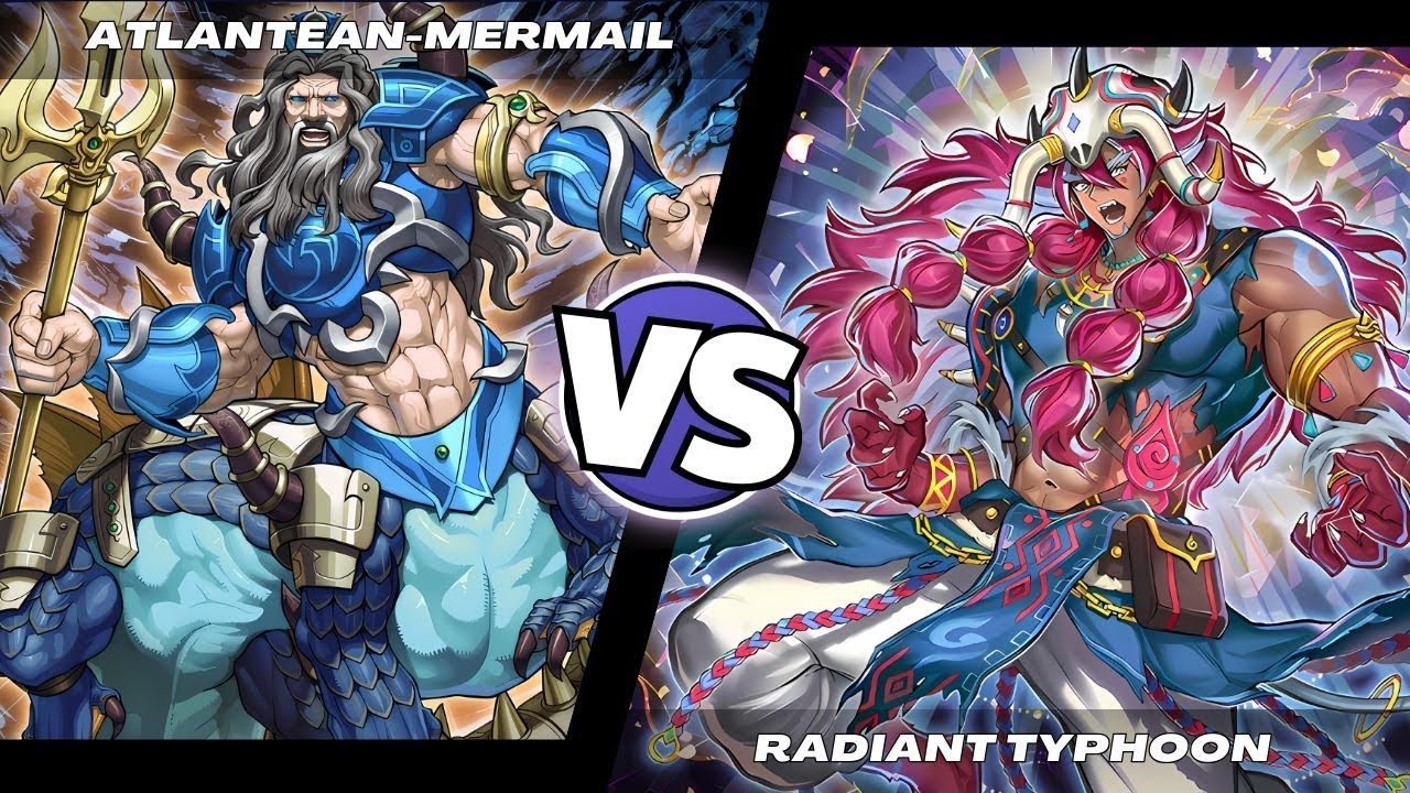 Atlantean-Mermail VS Radiant Typhoon. Yu-Gi-Oh TCG. New Year Special. Team Ojama - RS!