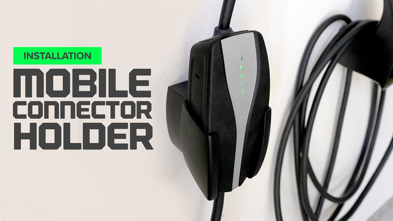 TESLA MOBILE CHARGER WALL ORGANIZER INSTALLATION