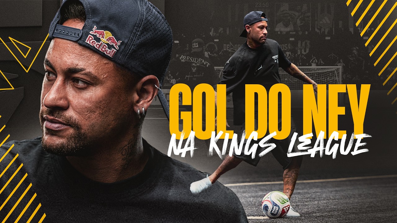 NEYMAR MARCA seu 1º GOL na KINGS LEAGUE