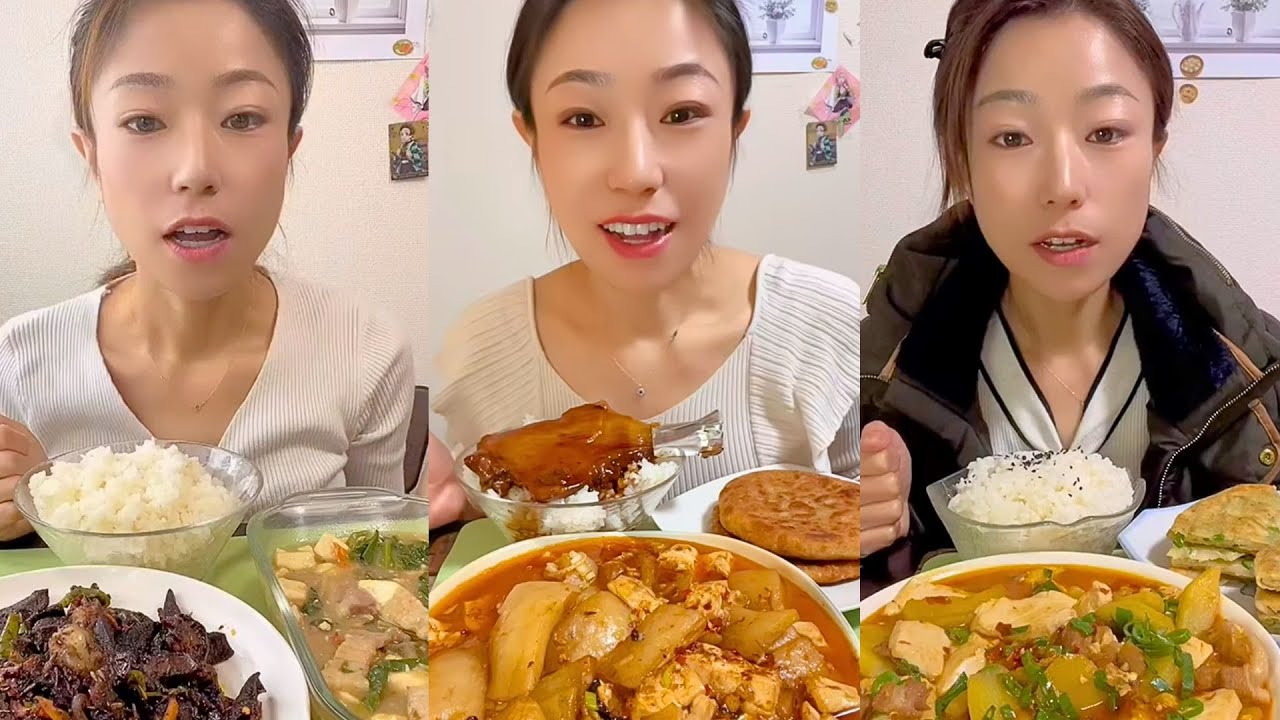 Chinese Home-Cooked Food Mukbang | Realistic Eating Sounds No Talking #378