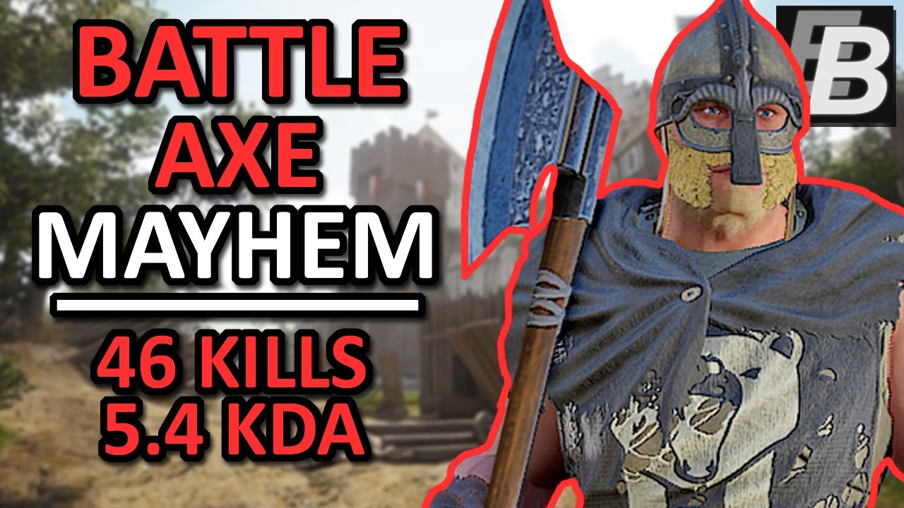 Mordhau Battle Axe Gameplay - Absolute Slaughter at Feitoria (via Twitch)