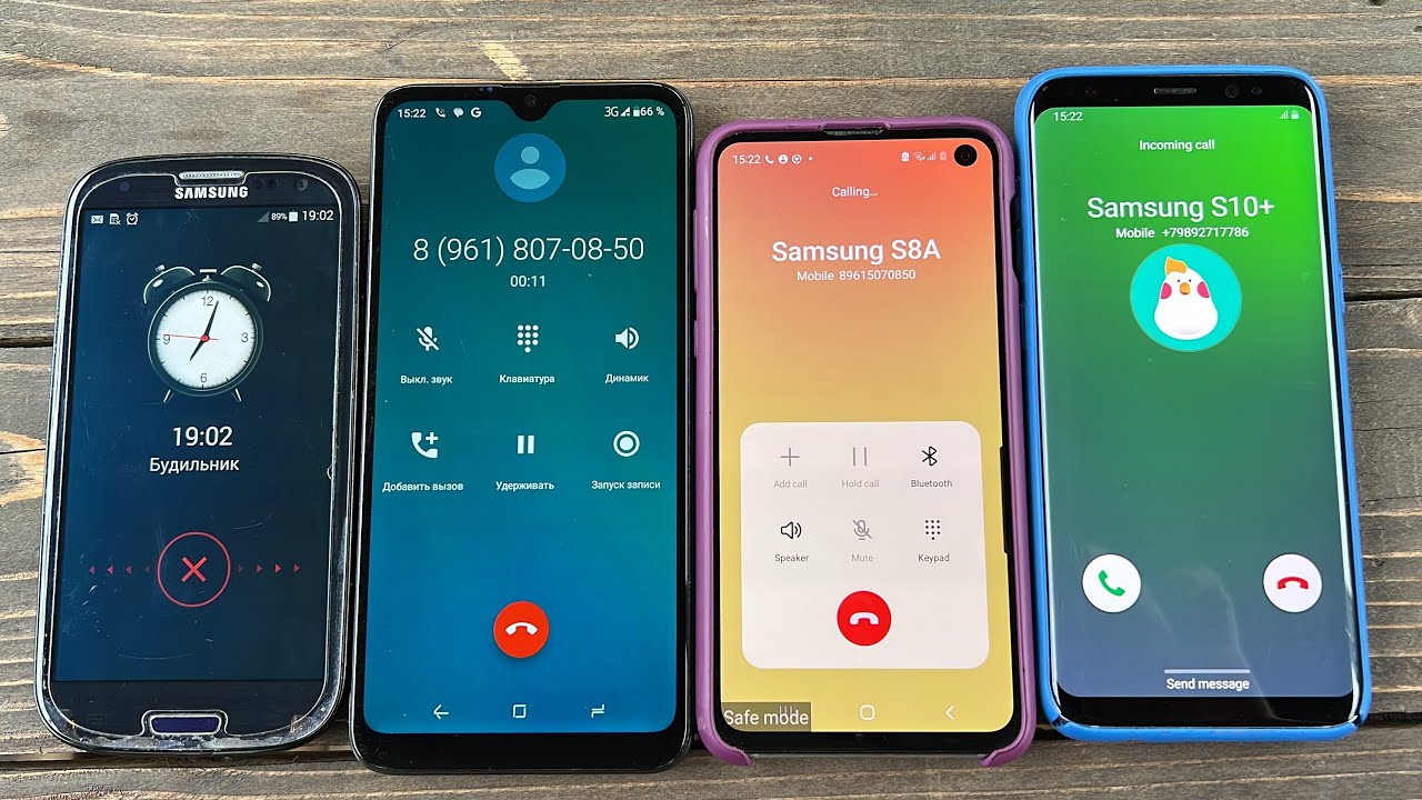 Black Fox G100/ Samsung S8 incoming Call Samsung S10e & Alarm Clock S3