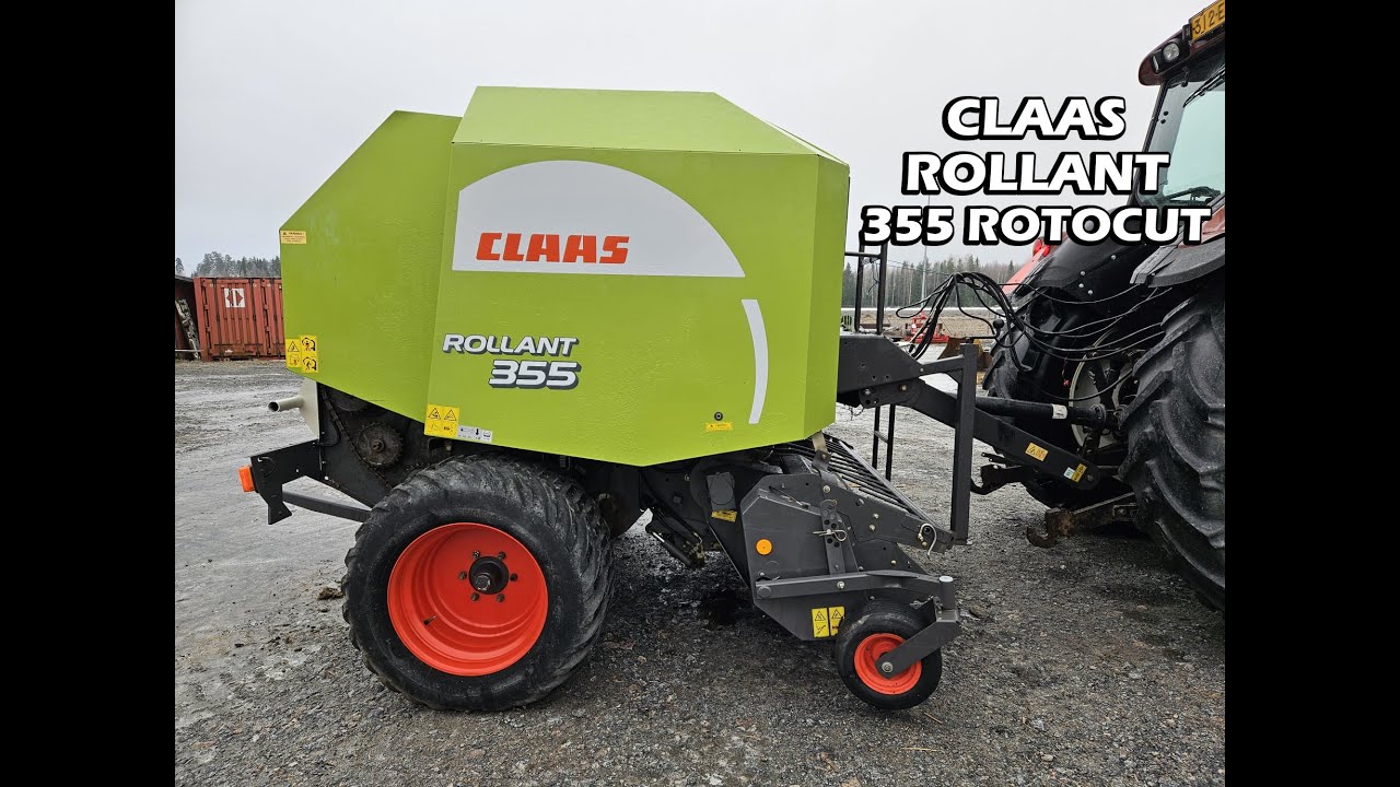 Claas Rollant 355 RotoCut py&ouml;r&ouml;paalain
