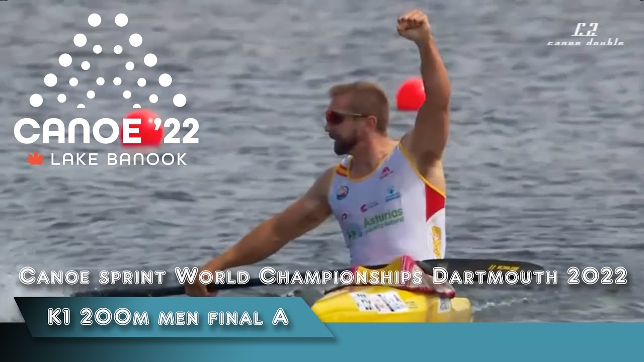 K1 200m men final A Canoe sprint World Championships Dartmouth 2022
