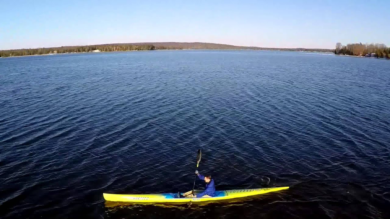 Aerial of Greg Hintz huki kayak run March 2016