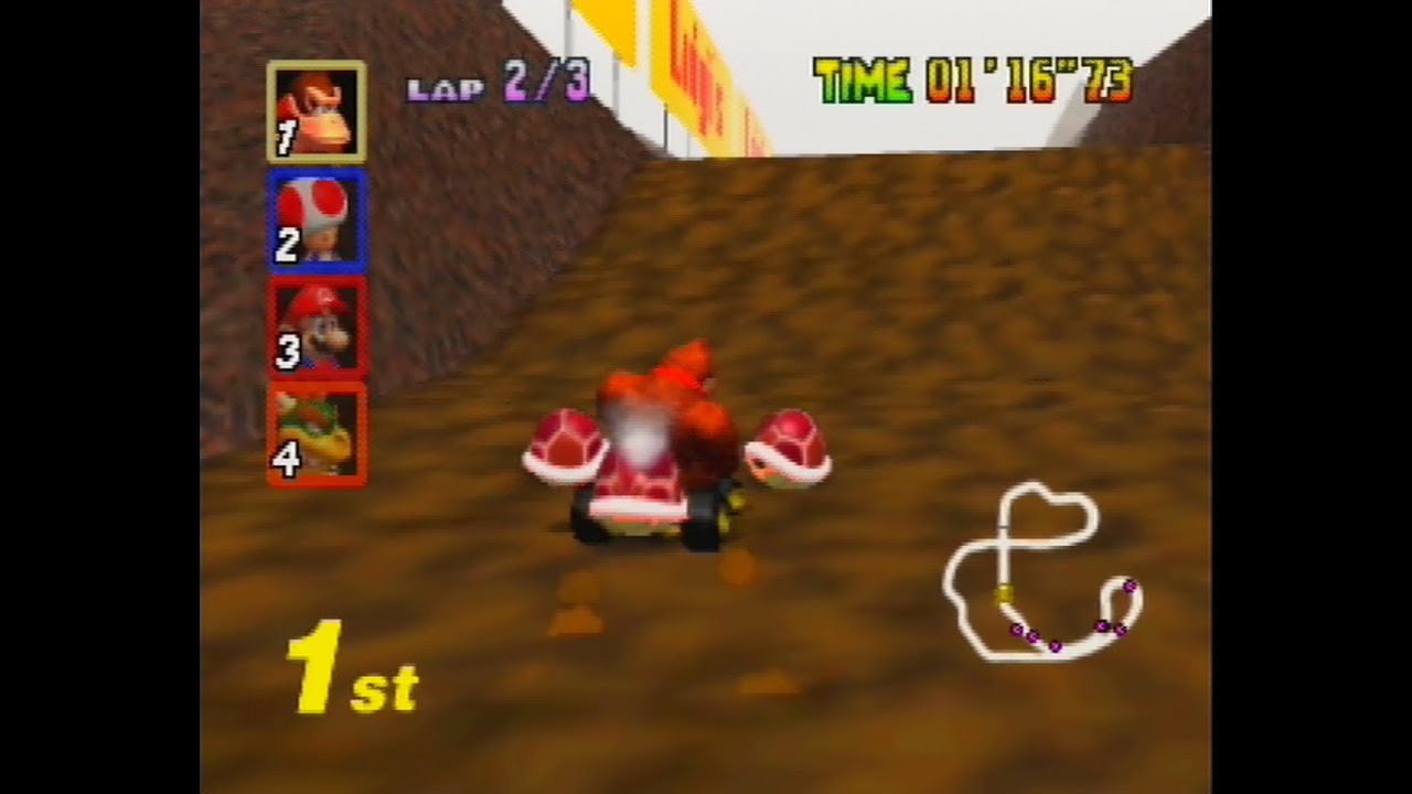 Mario Kart 64 - Choco Mountain [N64]