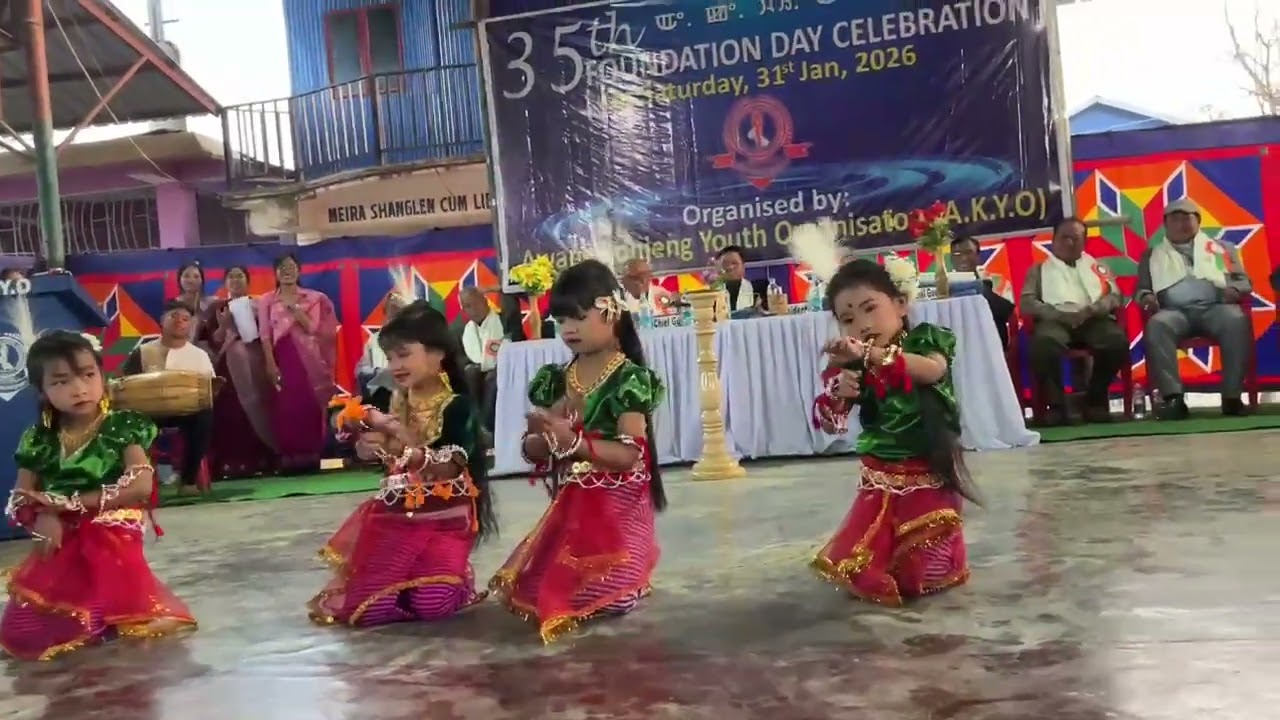 Thougal jagoi by Ahen and her party on 35th Foundation day celebration of AKYO club  31st jan 2026 
