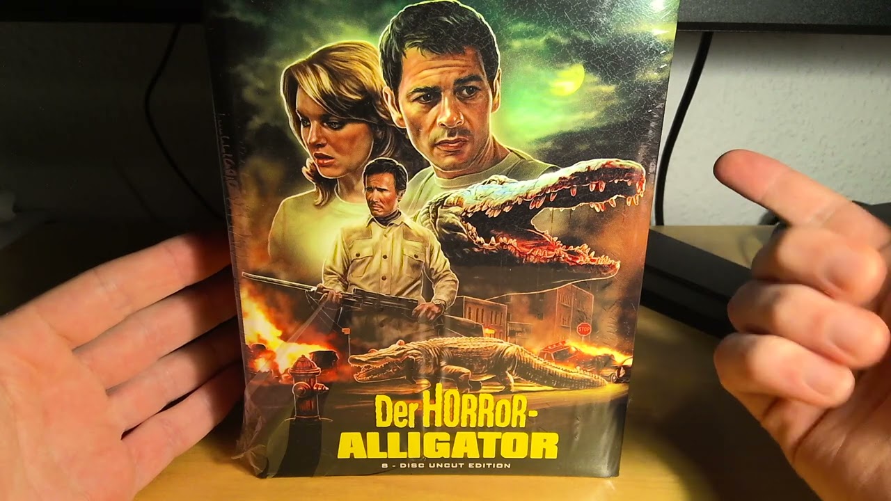 Der Horror Alligator 4K Double Feature Mediabook Wattiert | Unboxing