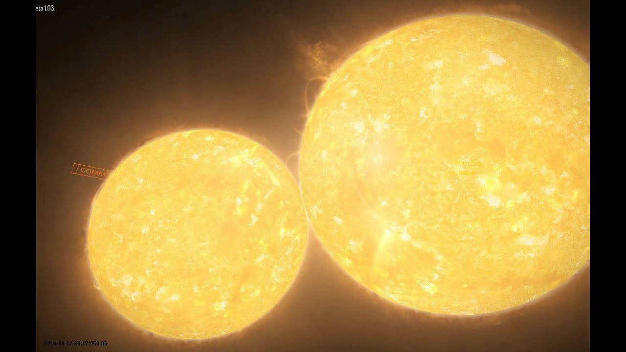 i Bootis B/C Contact Binary full orbit Elite:Dangerous