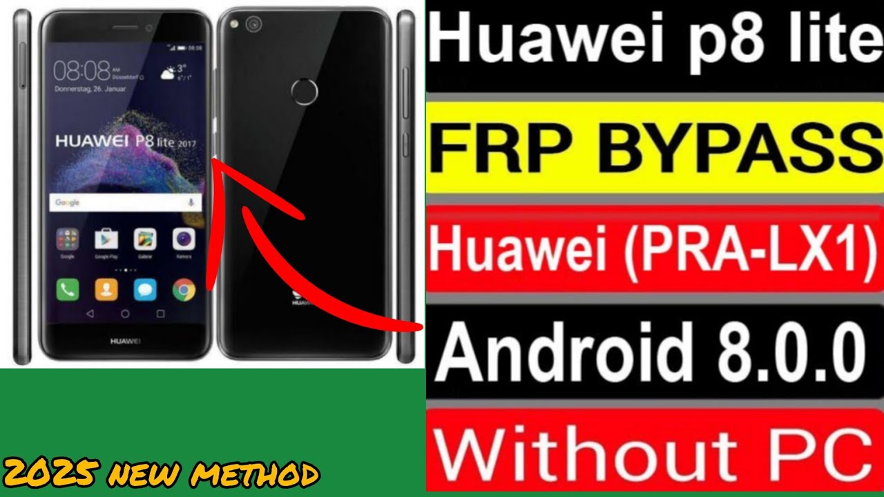 Huawei p8 lite frp removal without pc 💯 (Vns-l31, Vns-l21, Vns-l53)Google Account Remove Without Pc