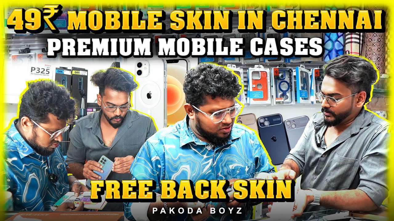 MOBILE Skin at 49₹ & Premium Phone Cases | Cheapest Mobile Skins Shop in Chennai | SH Mobiles