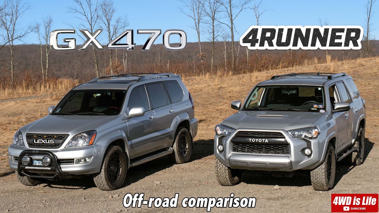 Lexus GX470 vs TOYOTA 4RUNNER - Off-road Comparison