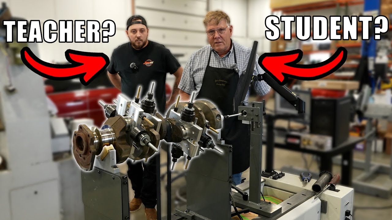 Я никогда не думал, что буду учить его… Балансировке коленчатого вала SBC!