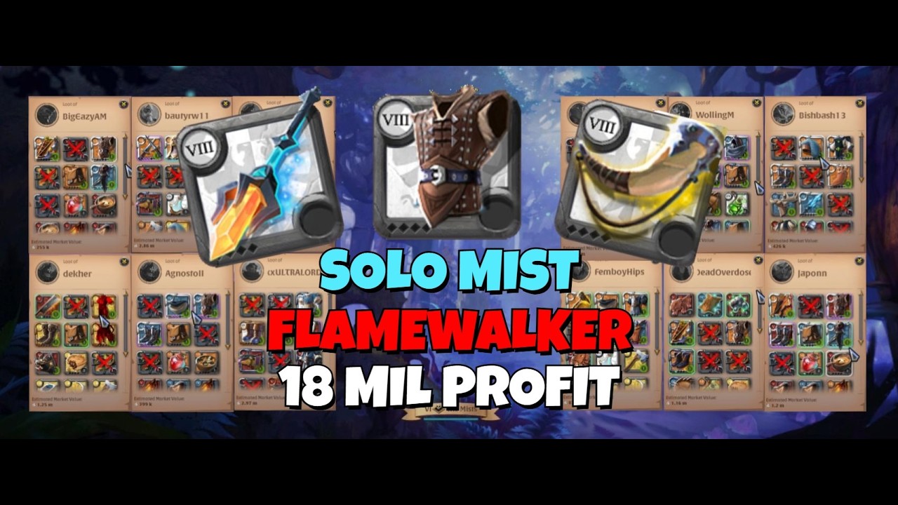Fire Burns Inside🔥Instinct Never Lies✊| Solo Mist | Albion Online | Tales from the Mists #19