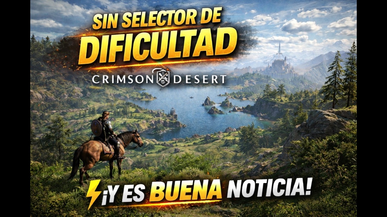 Crimson Desert NO tendrá selector de dificultad… y es una gran noticia