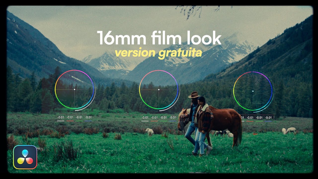 Emulacion de Pelicula 16mm en Davinci Resolve Version Gratuita