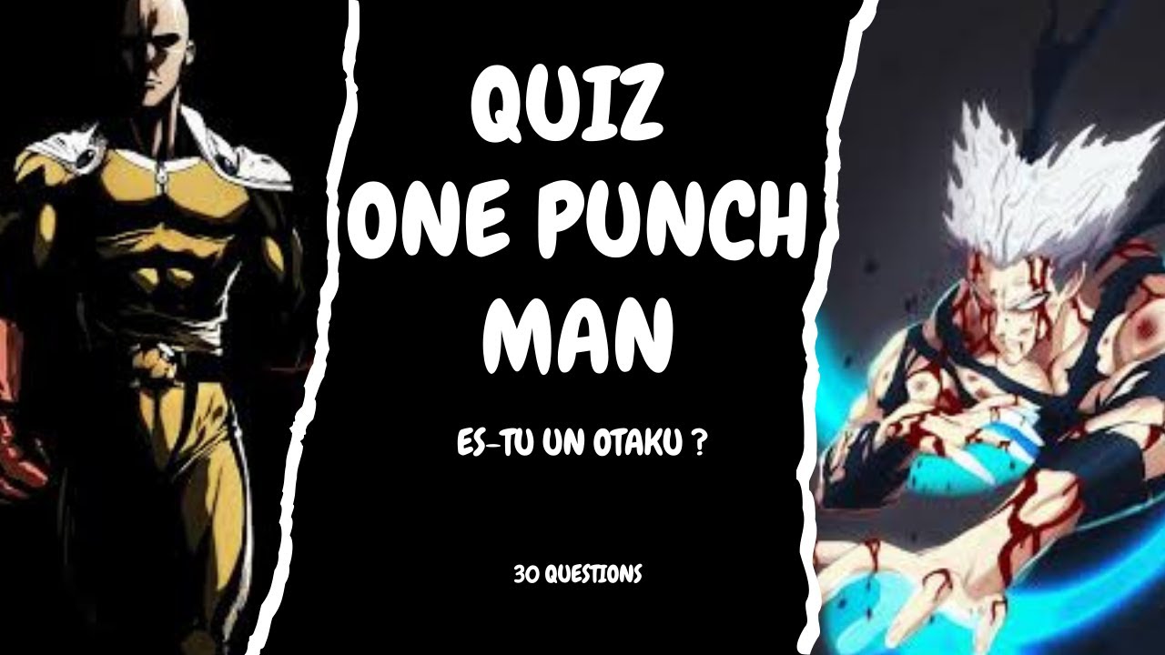 One Punch Man : tu bats Saitama si tu obtiens 30/30 (impossible)