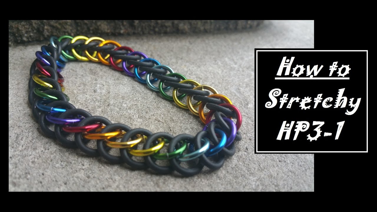 Chainmaille Tutorial: Stretchy Half Persian 3 in 1