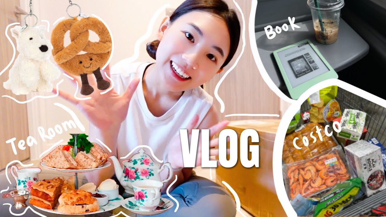 週末日常 Weekend Vlog: 一起過英國Bank Holiday🏦、經典英式下午茶🫖、近期購物分享🥨、晚餐都煮什麼👀