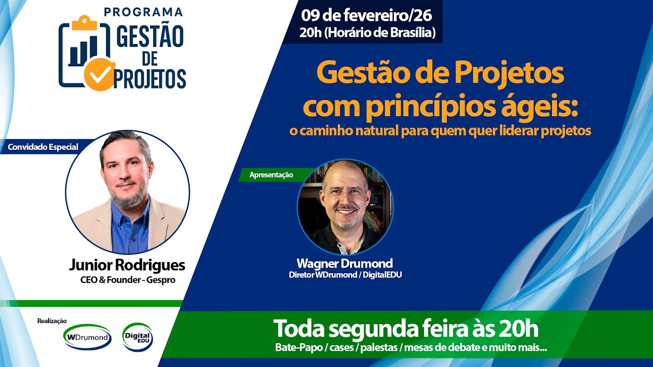 Gestão de Projetos com Princípios Ágeis: o caminho natural para quem quer liderar projetos