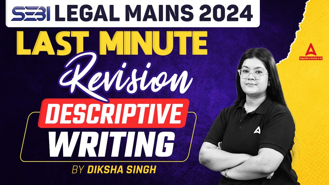 SEBI Grade A Preparation | SEBI Grade A Phase 2 Descriptive Paper | Last Minute Tips by Diksha Mam