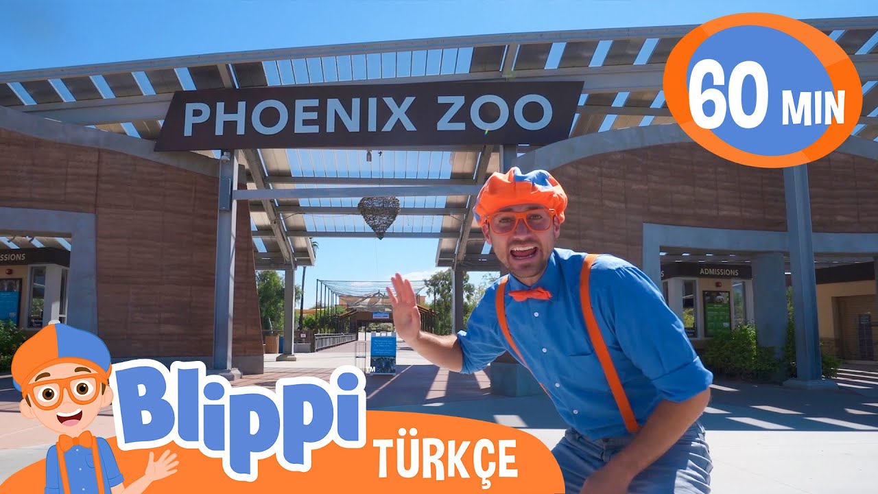 Blippi Bir Hayvanat Bahçesini Ziyaret Ediyor | Blippi Türkçe - Çocuklar için eğitici videolar