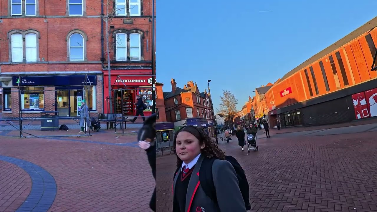 Nottingham Bulwell Town Centre During The Day