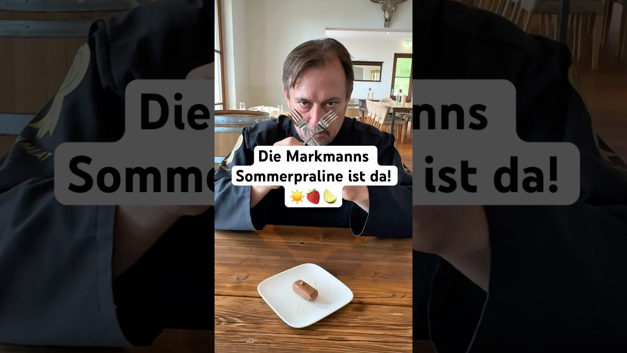 Unsere neue Sommerpraline! Hast du sie schon probiert? ☀️🍓🍋&zwj;🟩😋 #Markmanns #Praline #Sommer