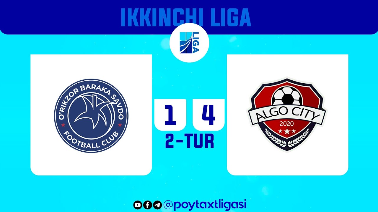 Poytaxt 2-ligasi. 2-tur. O‘BS - Algo City - 1:4