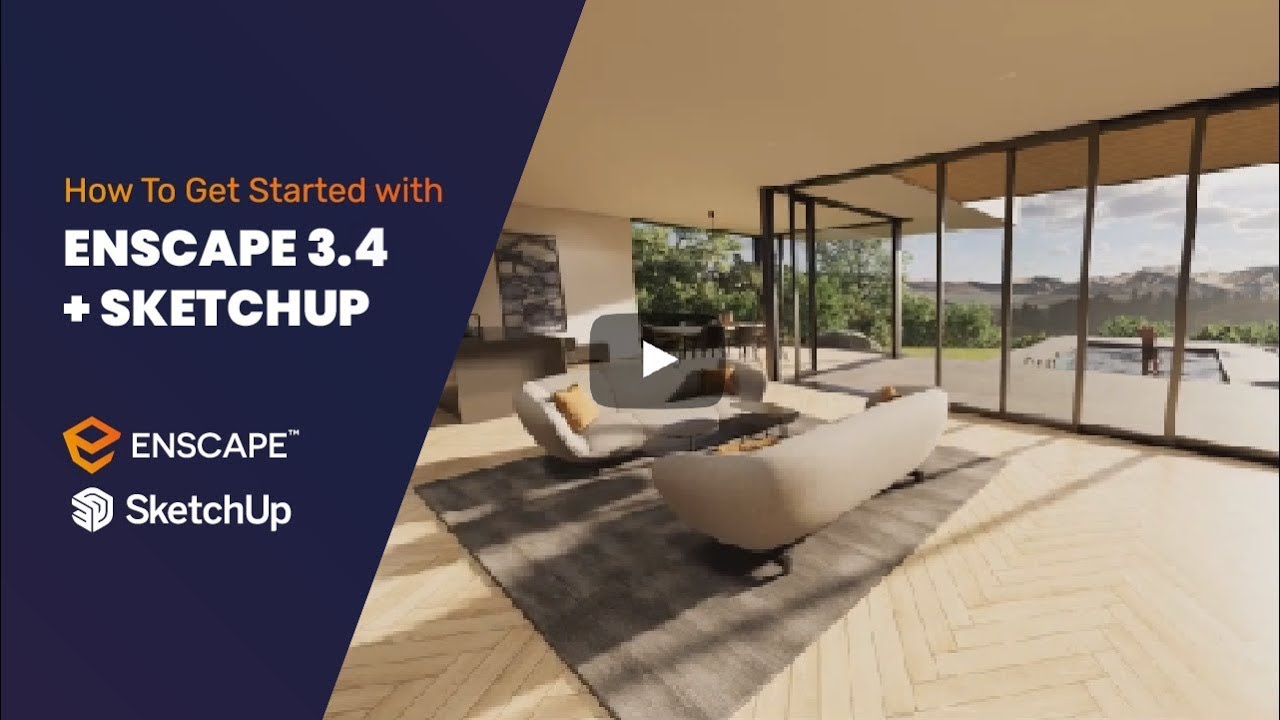 Learning Enscape 3.4 with SketchUp