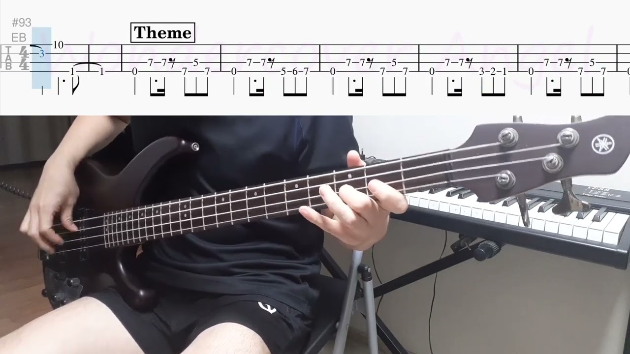 One Piece Op. [WE ARE (Original ver)] Bass cover (With TAB)