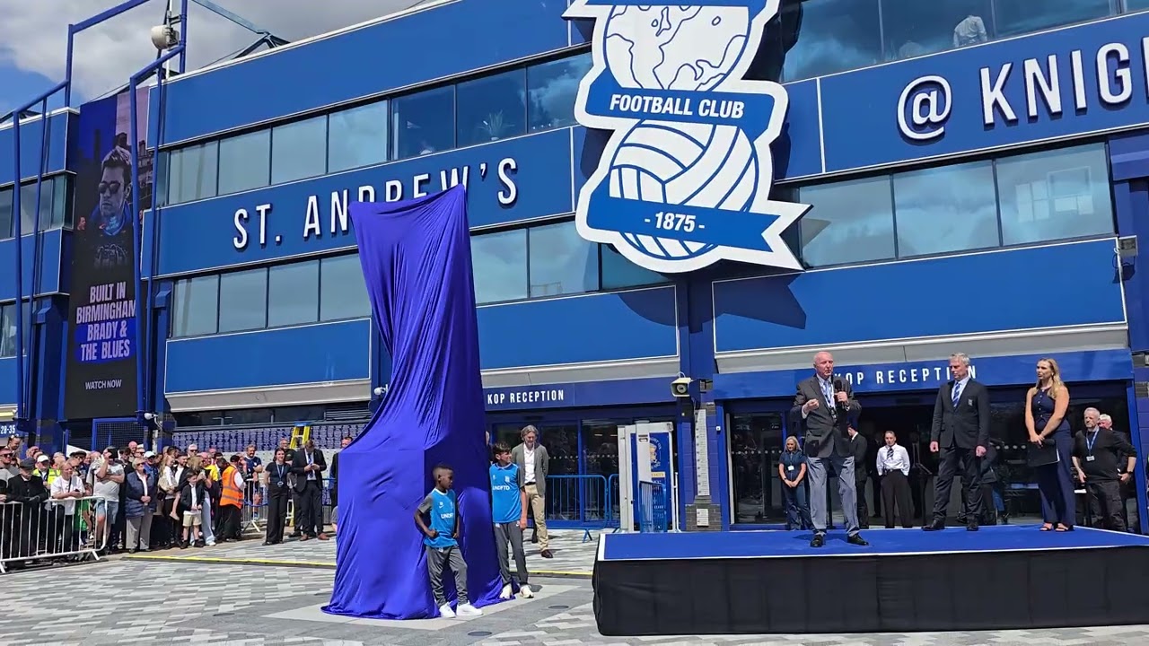 Trevor Francis memorial statue unveiling