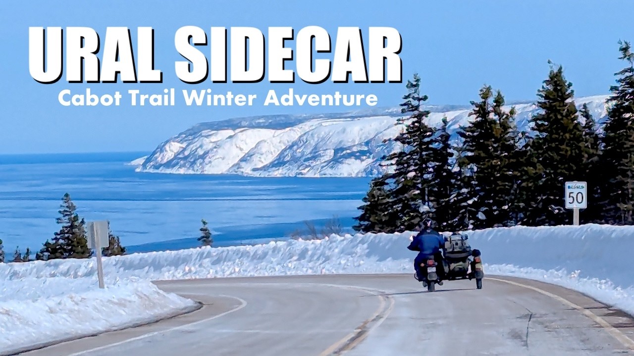Winter Run Around the Cabot Trail | Ural Sidecar Adventure