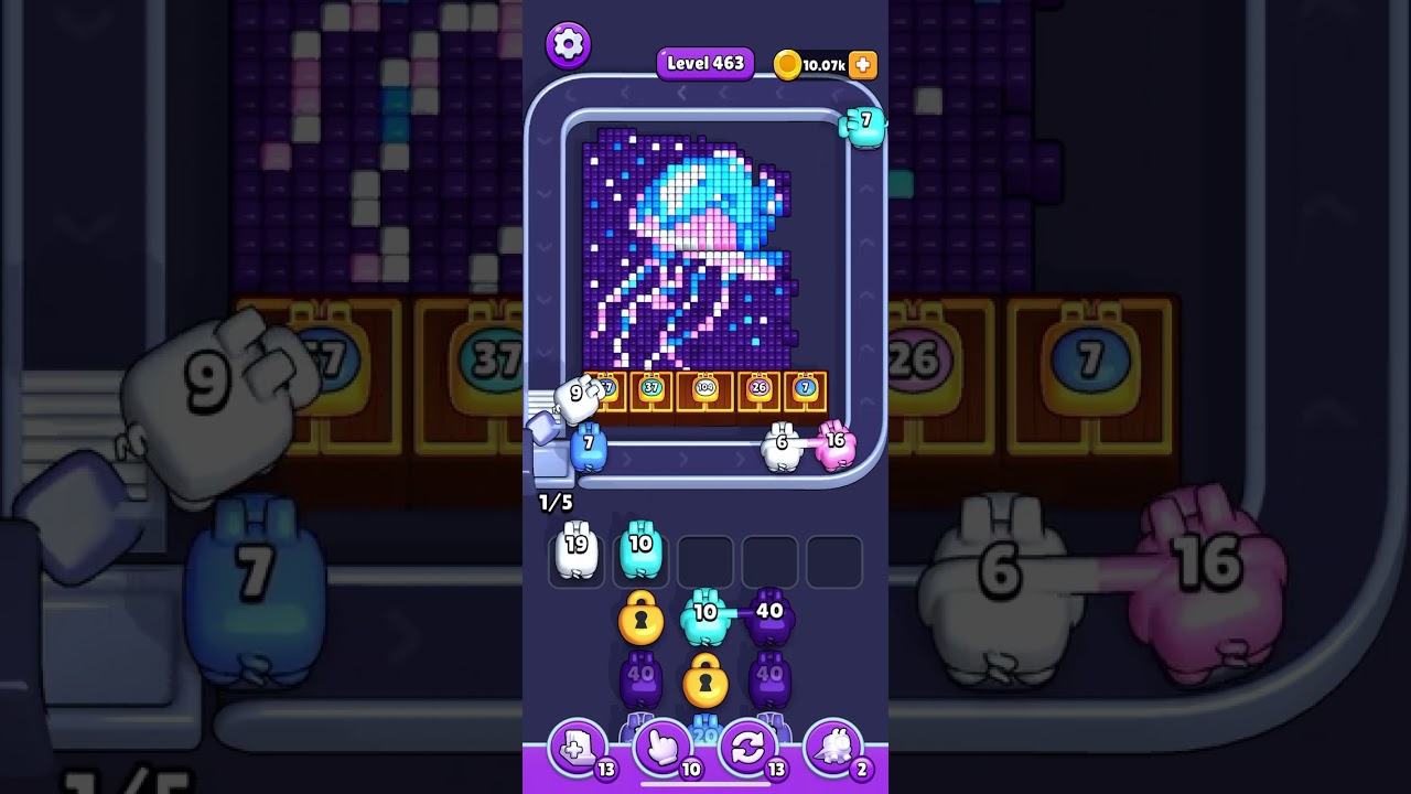 【 Pixel Flow 】Level 463 Fail.15