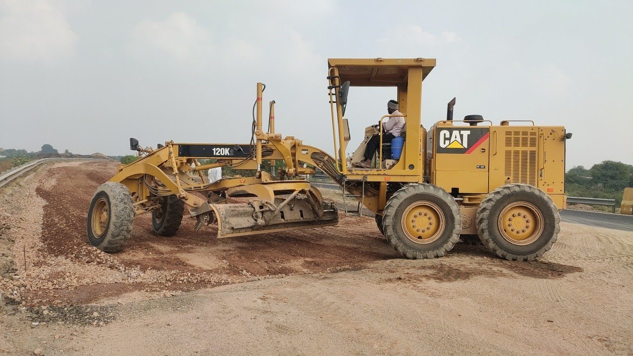Cat Motor grader 120K road working