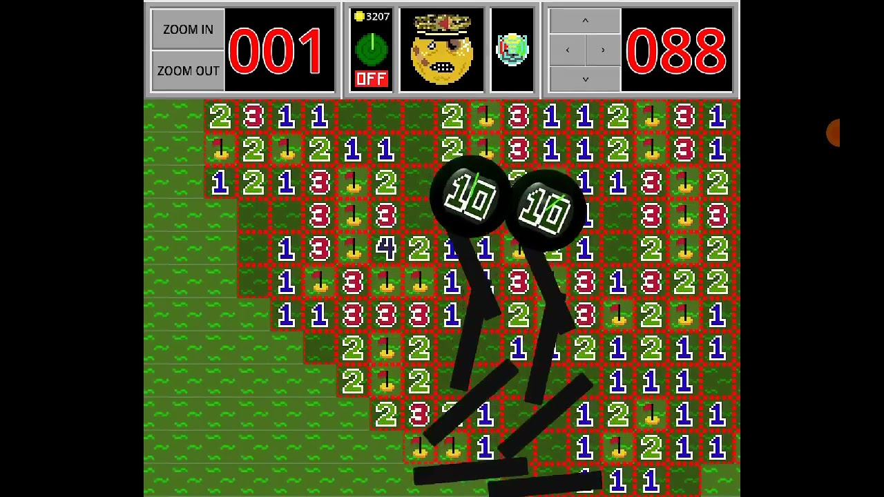 [BOSS PURSUIT] Minesweeper Plus Hard Mode Mod: Vs Double 10 (Beginner + Legacy Speed + No Damage)