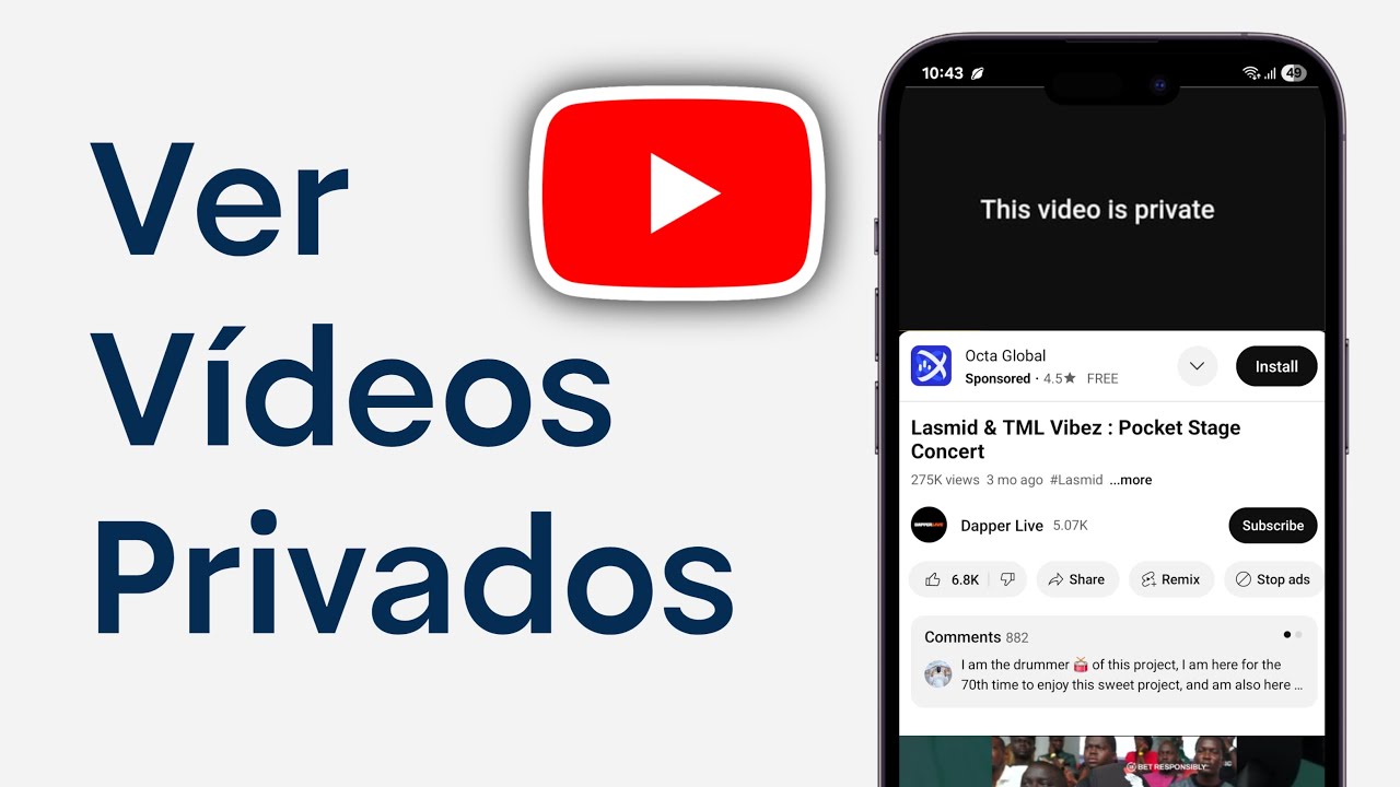 C&oacute;mo ver v&iacute;deos privados en YouTube