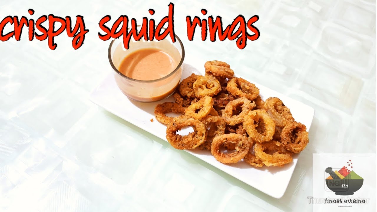 broasted squid rings|crunchy and crispy|crispy fried squid