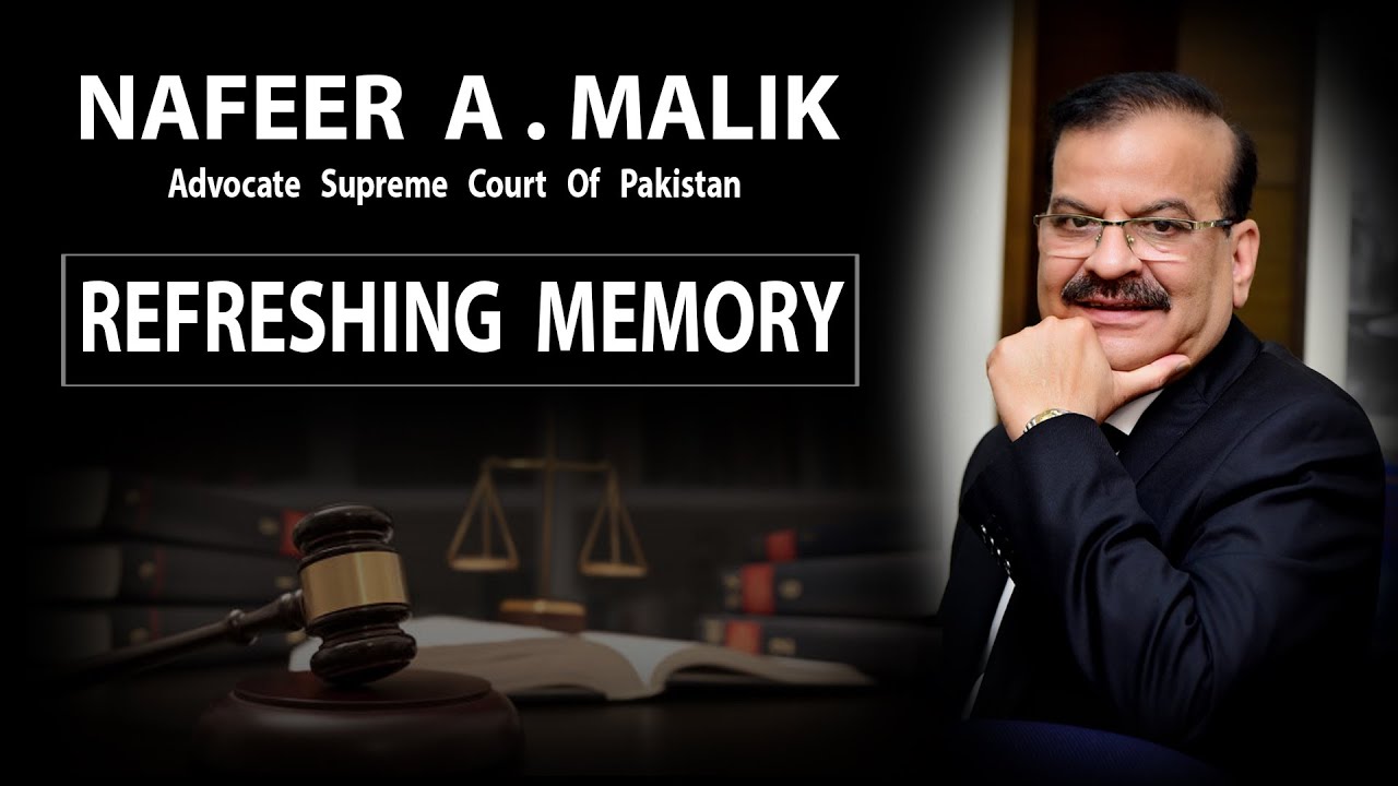 Refreshing Memory by NAFEER A. MALIK