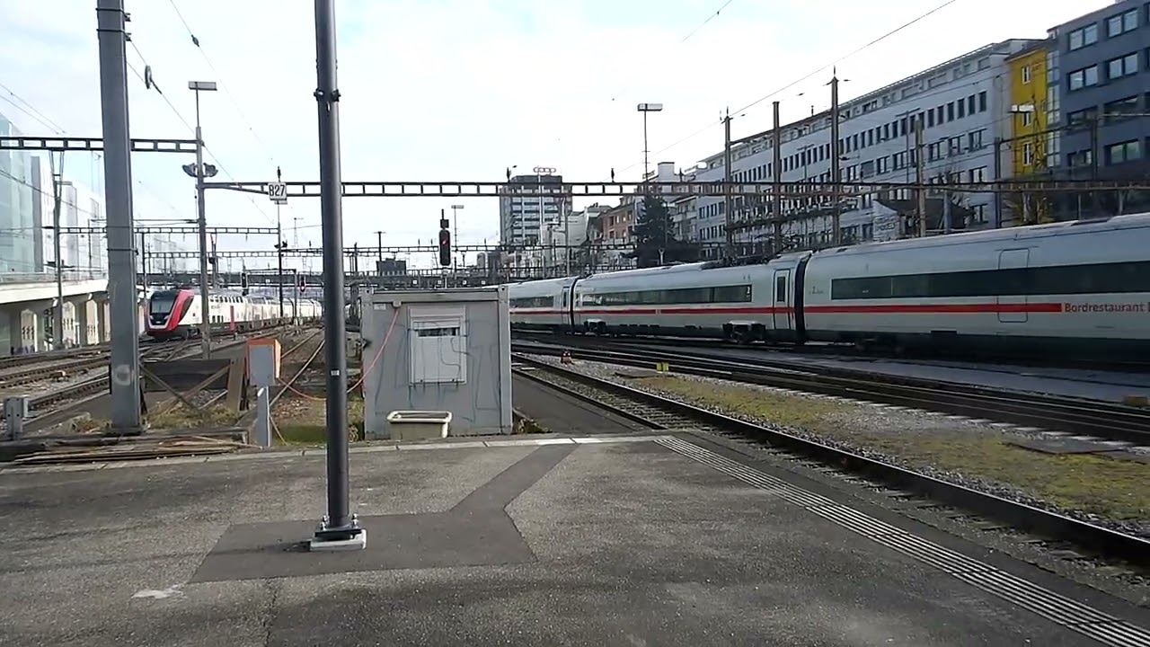 Germany High Speed Railway Inter City Express ICE Station Basel Switzerland 15 Februar 2026