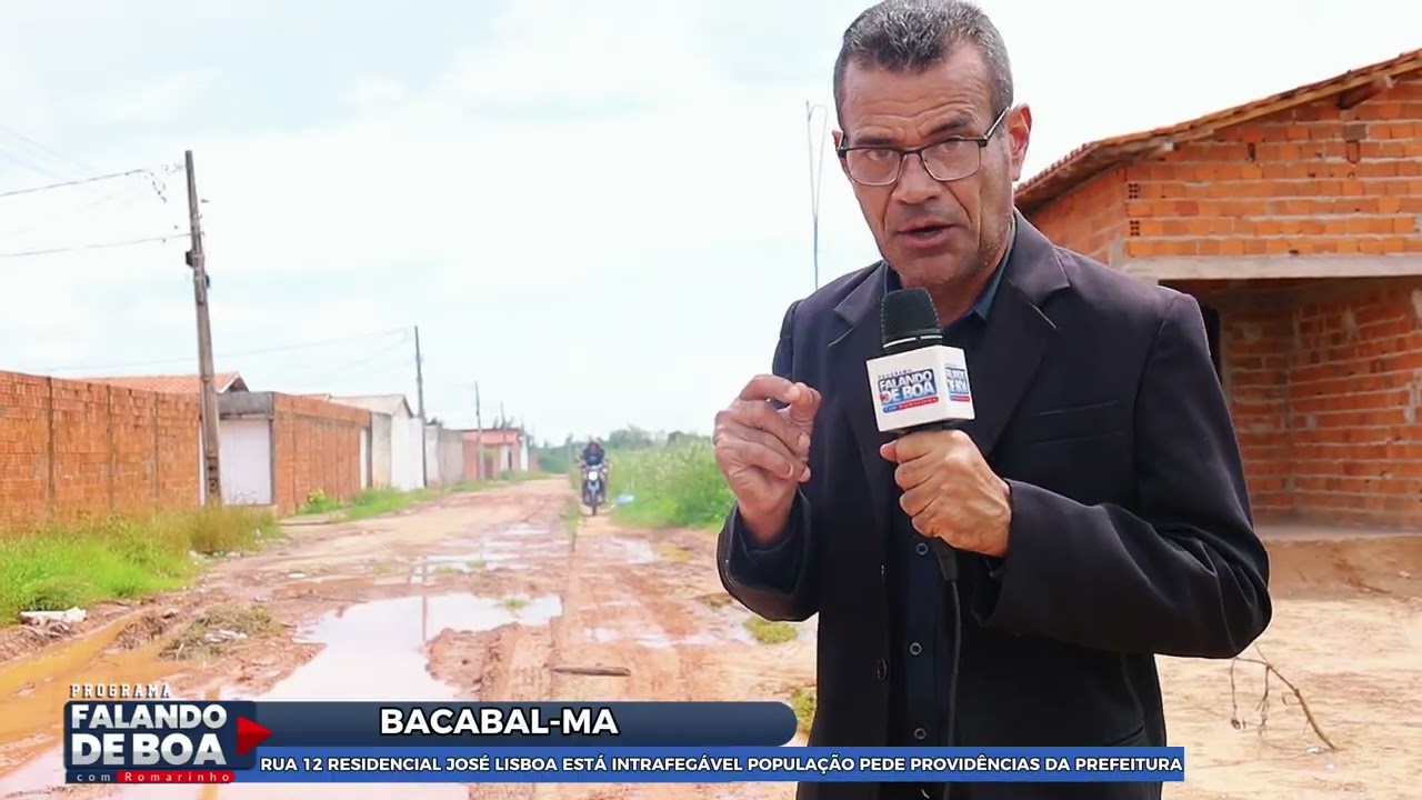 RUA 12 RESIDENCIAL JOSÉ LISBOA ESTÁ INTRAFEGÁVEL POPULAÇÃO PEDE PROVIDÊNCIAS DA PREFEITURA