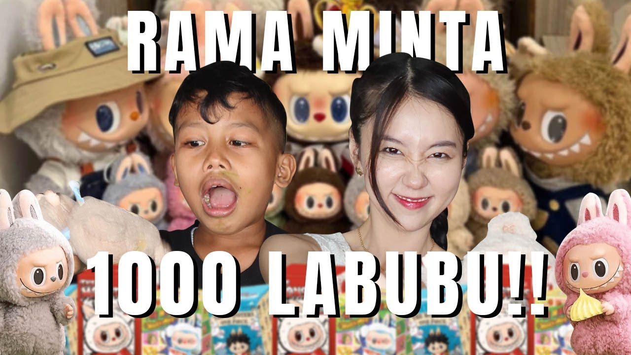 VILMEI & RAMA BUAT TREND 100 LABUBU !!
