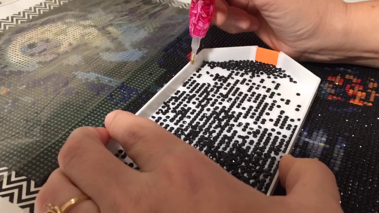 Time lapse diamond painting for #drillsandchills2020