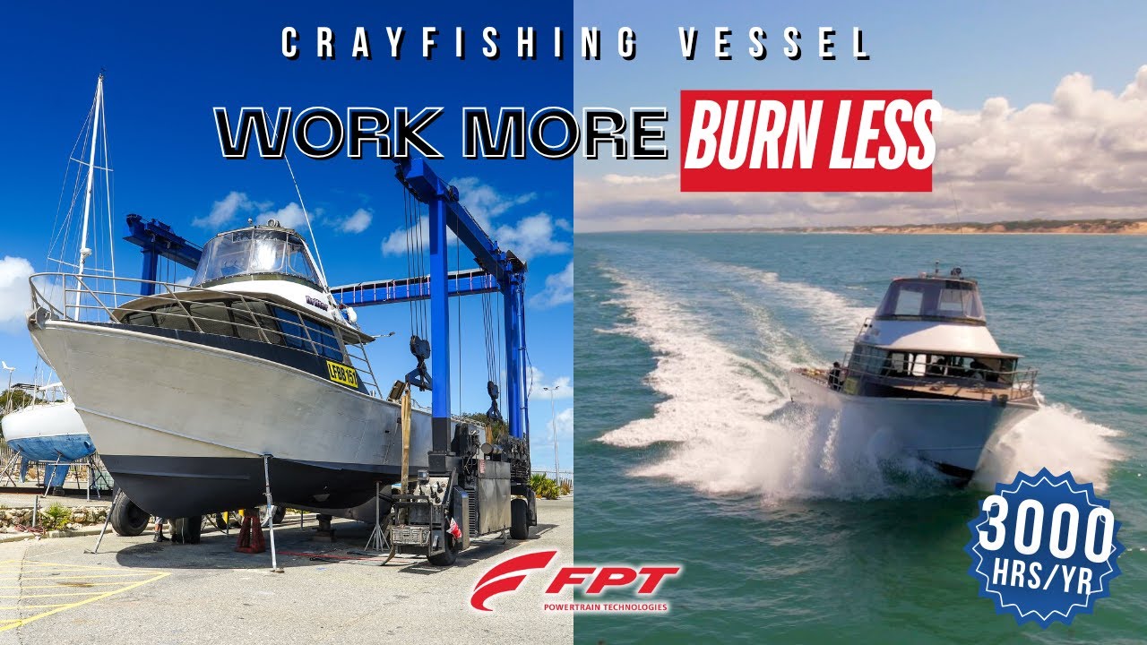 Crayfishing Vessel Marine Engine Repower | Triple Your Work Hours Per Year! | FPT Marine | THT Sales