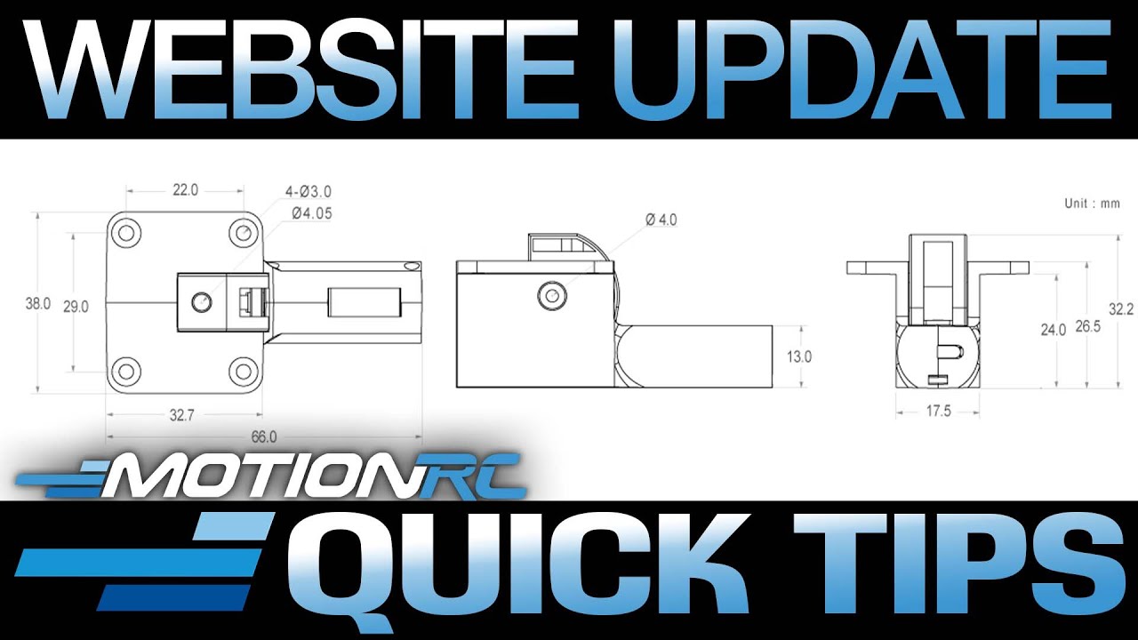 Website Update / Retract Schematics | Quick Tip | Motion RC