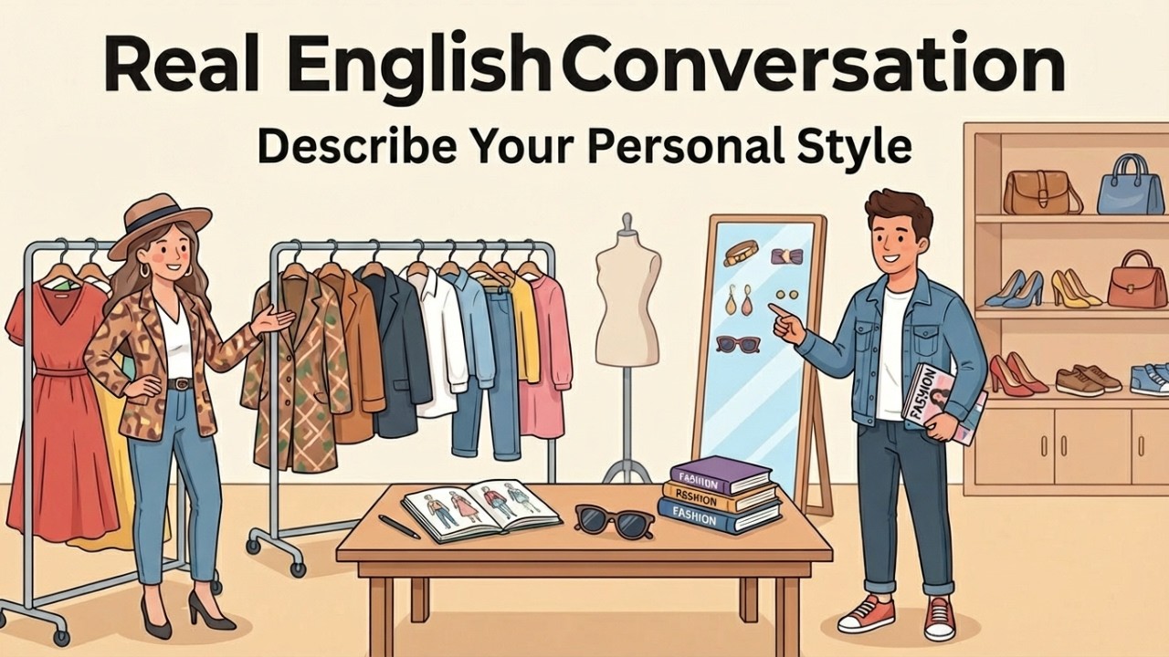 How to Describe Your Personal Style and Fashion Choices in English | Easy Fashion Vocabulary