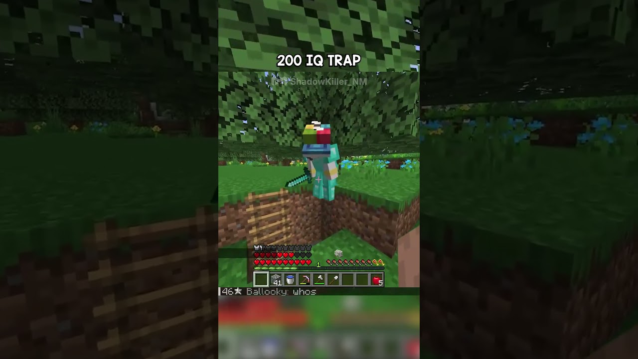 Fastest Trap in Minecraft #minecraft #minecraftmemes #minecraftshorts #clips