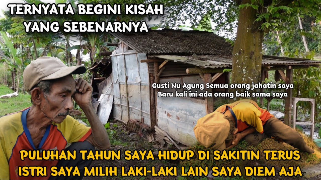 GAK NYANGKA ! KISAH HIDUP PAK RASTAM BEGINI 25 TAHUN HIDUP DI GUBUG SENDIRIAN